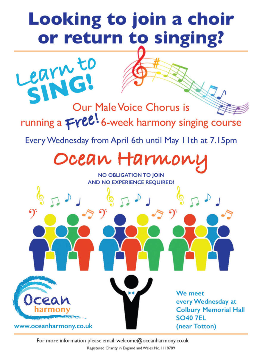 Ocean Harmony Recruitment Poster